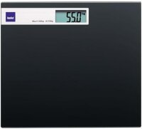 kela Waage 150kg Personenwaage schwarz Glasplatte 30x30x2...
